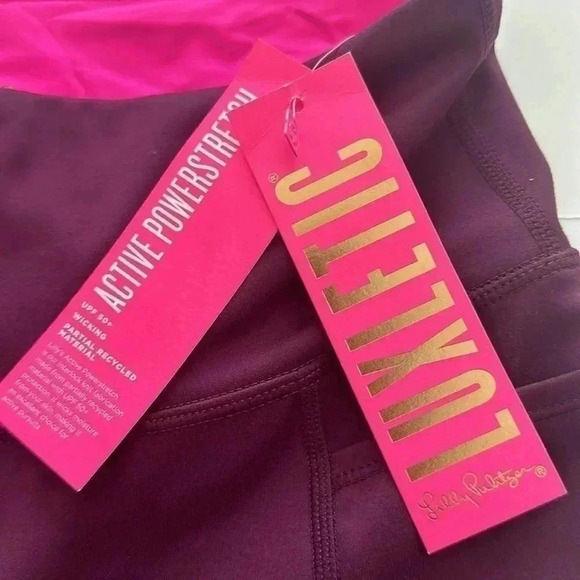Lilly Pulitzer Luxletic Weekender High rise legging Cherry Ganache- size small - Picture 6 of 10